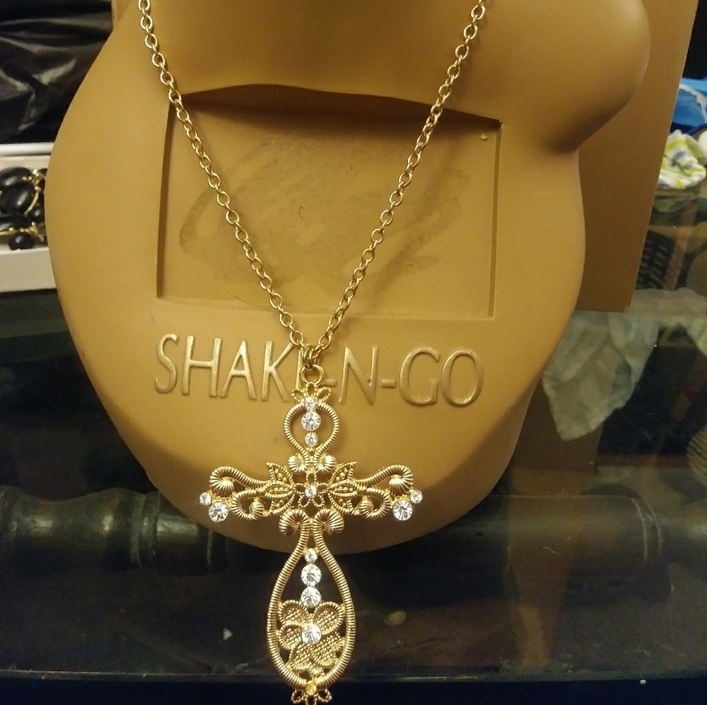 Gold Cross Necklace
